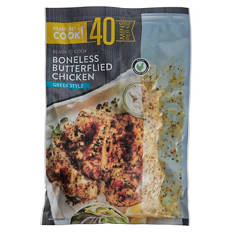 Boneless Butterflied Chicken Greek Style